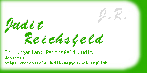 judit reichsfeld business card
